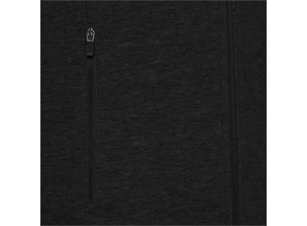 Lyre Full Zip Hooded Jacket W BLK S Hettejakke i bomullsmiks til dame 