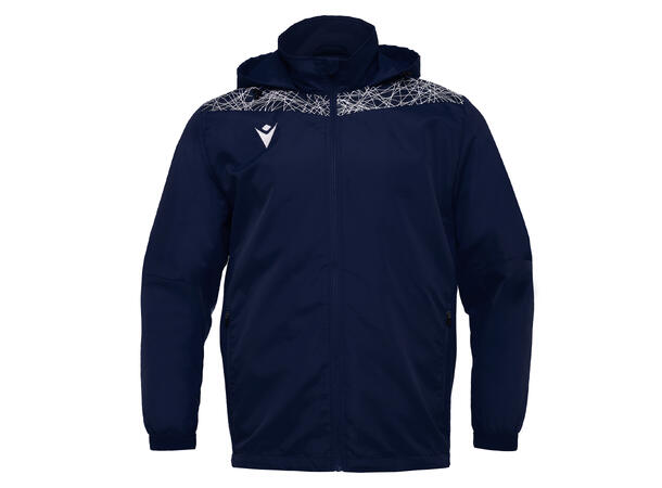 Lahti Showerjacket NAVY/HVIT L Vann- og vindavstøtende jakke - Unisex 
