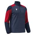 Cuzco Training 1/4 Zip Top NAV/RED M Teknisk treningsgenser - Unisex