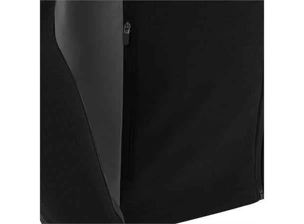 Record Full Zip 3D top BLK/ANT 3XS Teknisk Fleecejakke  - Unisex 