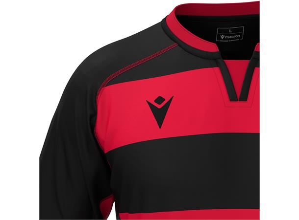 Alabaster shirt BLK/RED 3XS Teknisk kamp og treningsdrakt - Unisex 