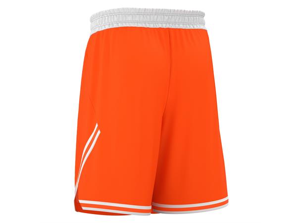 Kansas Basket Eco Shorts ORA/WHT M Teknisk basketshorts - Unisex 