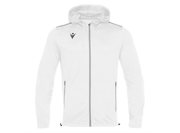 Freyr Hoody Full Zip Top WHT 4XS Overtrekksjakke - Unisex 